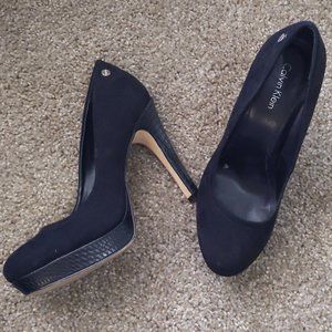 Calvin Klein platform pumps